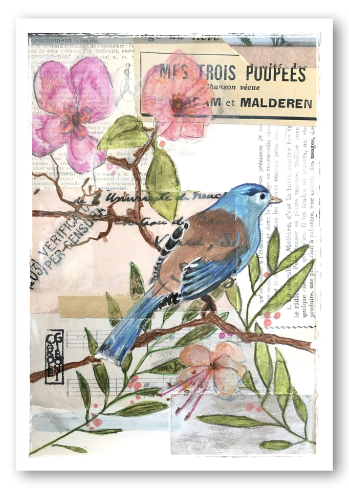 L'oiseau bleu PO02
