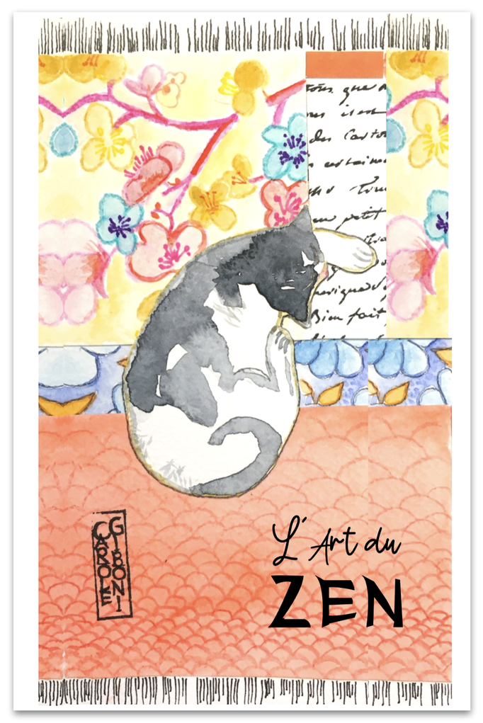 Maître chat zen PO37