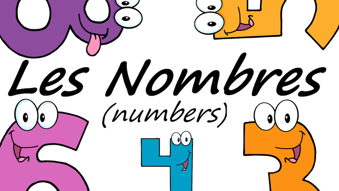 French Numbers 1-10 Les nombres et les chiffres de 1 à 10