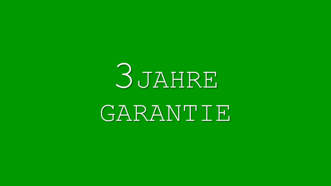3 Jahre Garantie auf Ihre Gartenmöbel