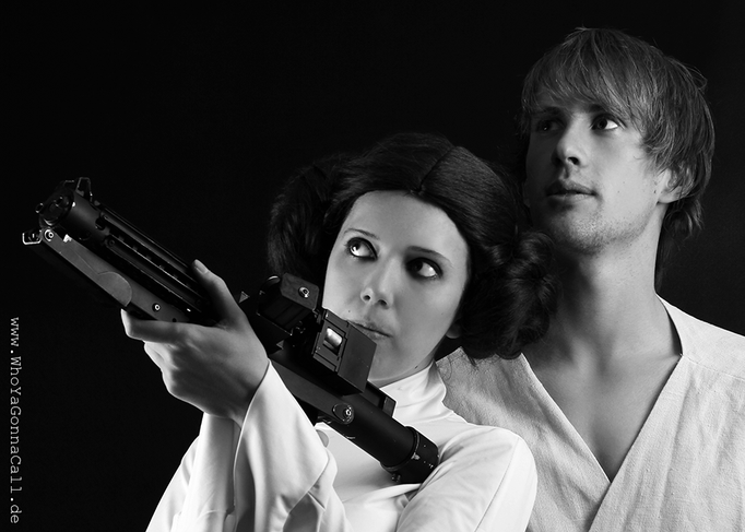 Leia Organa Luke Skywalker A New Hope Episode 4 IV Star Wars