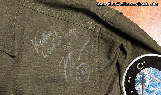 my personalized autograph on the jacket Michael Shanks wore for the picture <3 © pic by shinzo //degoutrie fotografie