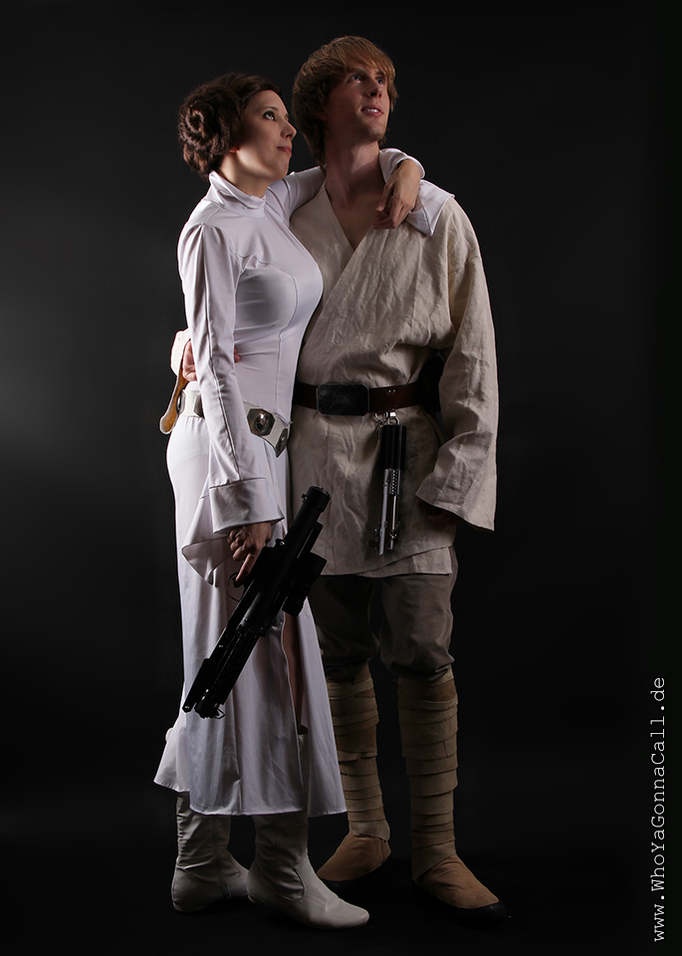 Luke Skywalker Cosplay modellbaubert ANH Star Wars Episode 4 IV costume WhoYaGonnaCall Leia Organa shinzo Death Star A New Hope