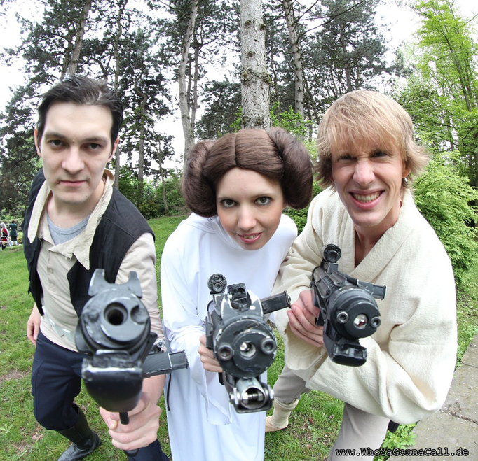 Leia Organa Luke Skywalker Han Solo A New Hope Episode 4 IV Star Wars