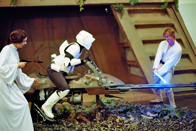 Leia Organa Return of the Jedi Episode 6 VI Star Wars Speederbike