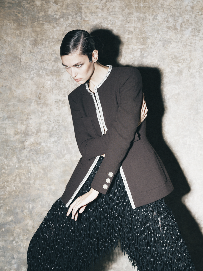 Chanel Haute Couture editorial Sorbet magazine with Vivienne and Tamas Rayssa Medeiros Nelson Dabby Naval