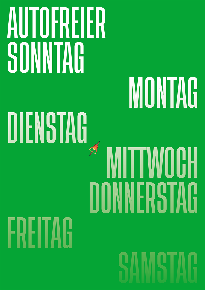 plakat „autofreier”