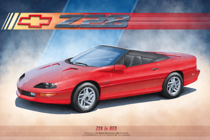 It is possible to order a convertible version of the 1993-1997 Camaro Z28