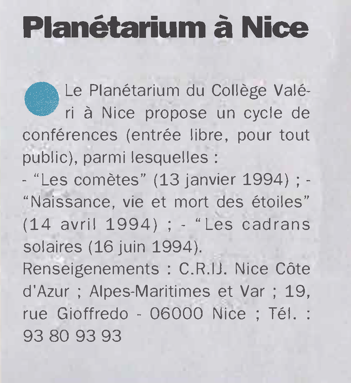 1994-12 LE MAGAZINE DE LA VILLE DE NICE N°14 p9