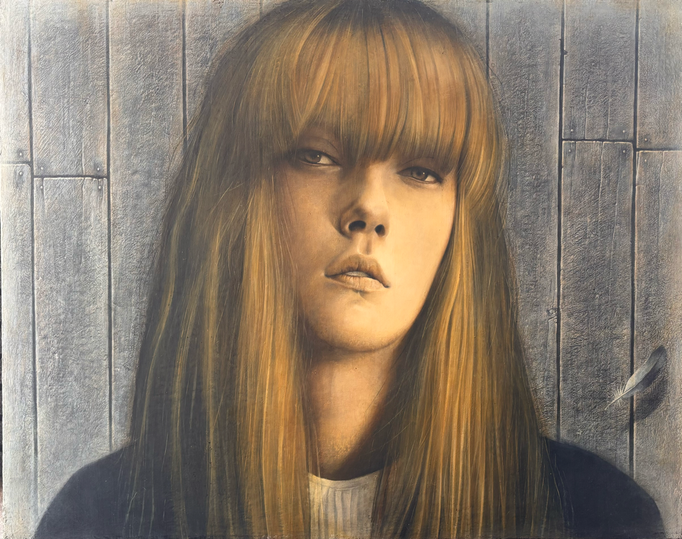 オーストラリアの友人  /  2002  /  731x914mm  /  Oil on canvas　