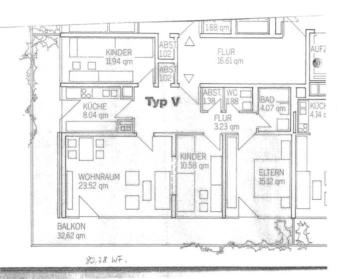 Grundriss Wohnung