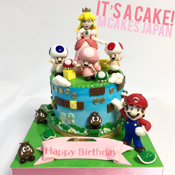 １段デザインケーキ【誕生日/イベント/オーダーメイドケーキ】