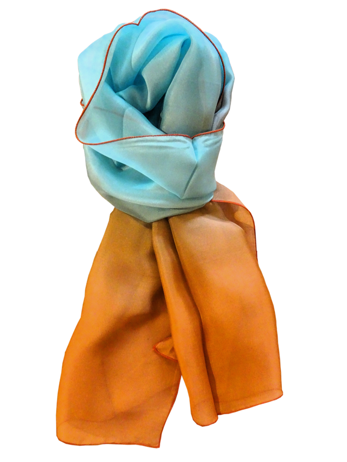 Muslin degraded - Turquoise 140 X 39