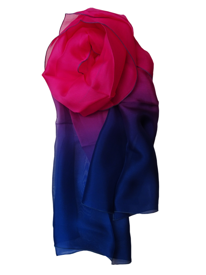 Muslin degraded - Fuchsia 140 X 39