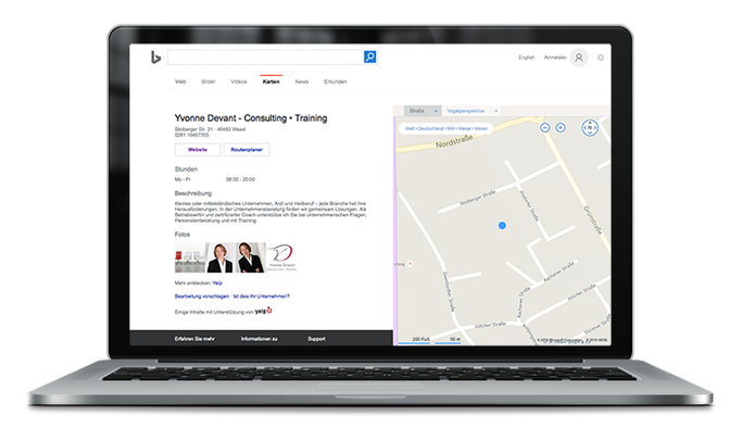 Yvonne Devant – Consulting · Training in Wesel bei  Bing Places for Business