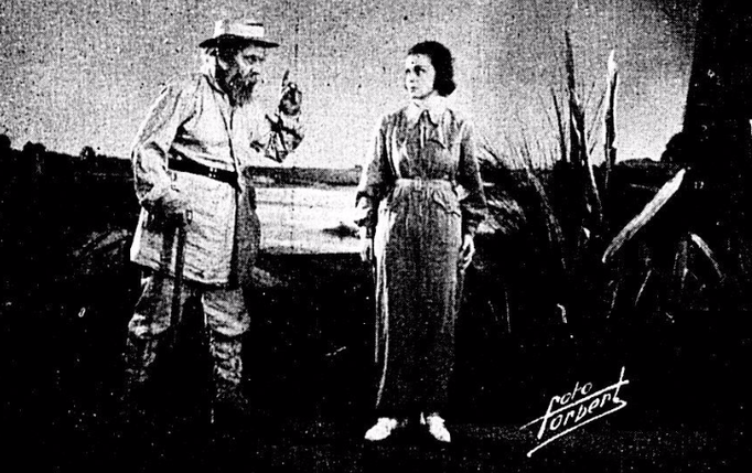 Karol Adwentowicz i Wanda Bartówna w sztuce Głebia na zimnej  ( T.Kameralny Warszawa 1938 )