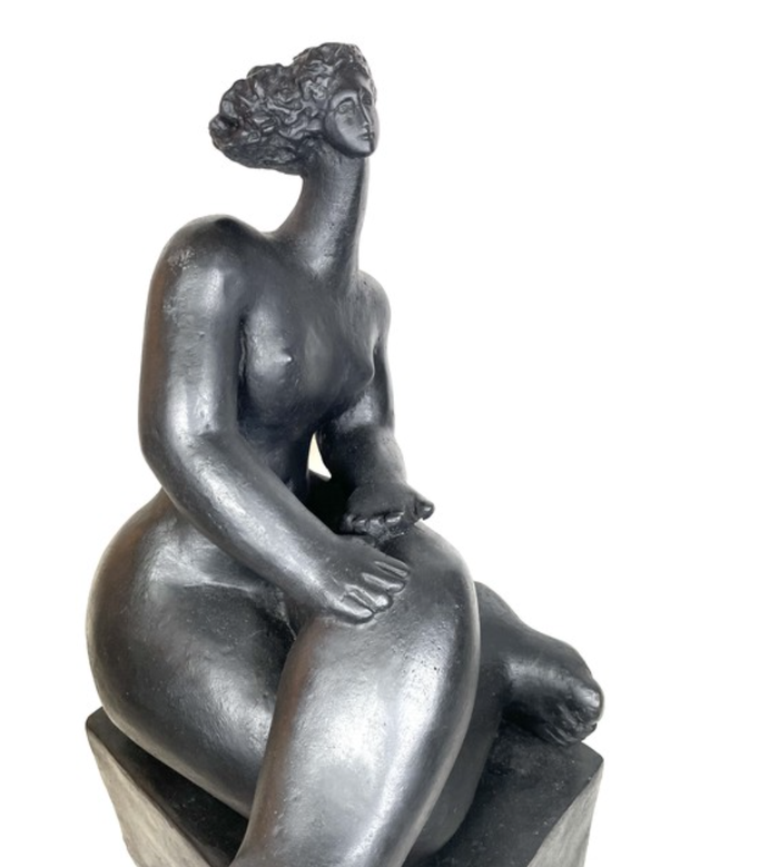 Michèle Raymond, bronze, 65 x 30 x 32 cm Galerie Gabel, Biot, Côte d'Azur