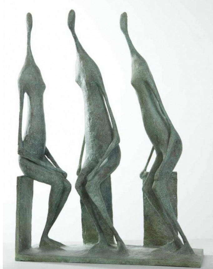 Pierre Yermia, sculpture en bronze, 50X35X13cm, autres dimensions sur commande.