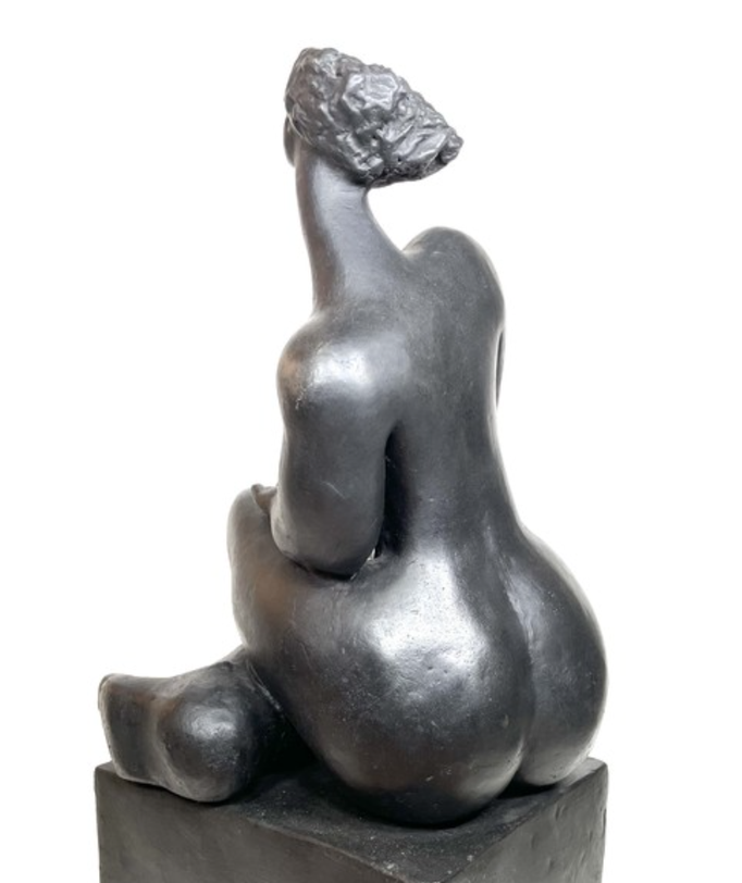Michèle Raymond, bronze, 65 x 30 x 32 cm Galerie Gabel, Biot, Côte d'Azur