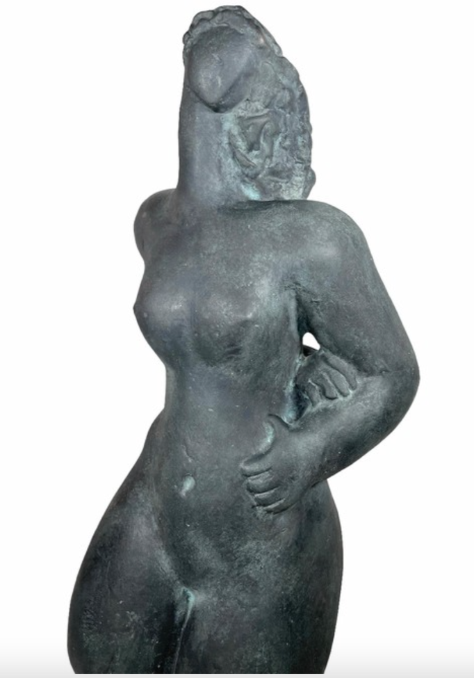 Michèle Raymond, bronze,  73 x 19 x 16 cm,Galerie Gabel, Biot, Côte d'Azur