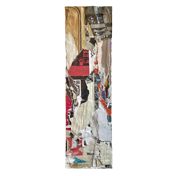 Wess, décollage, 29,8 x 8,6 cm, 2026 (Hamburg, DE)