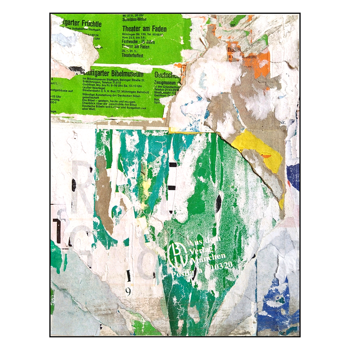 Festwoche, décollage, 28,8 x 21,8 cm, 2026 (Stuttgart, DE)