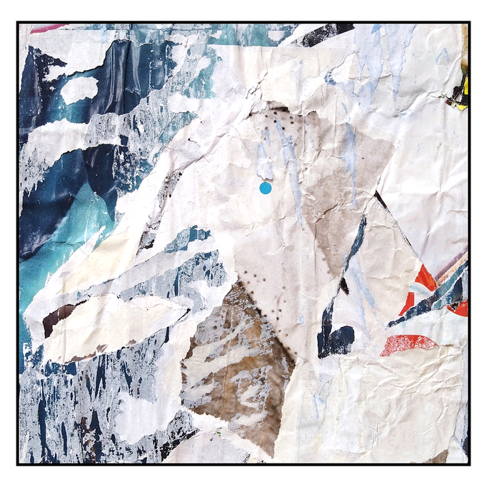 Glisa, décollage, 29,4 x 29,4 cm, 2026 (Stuttgart, DE)