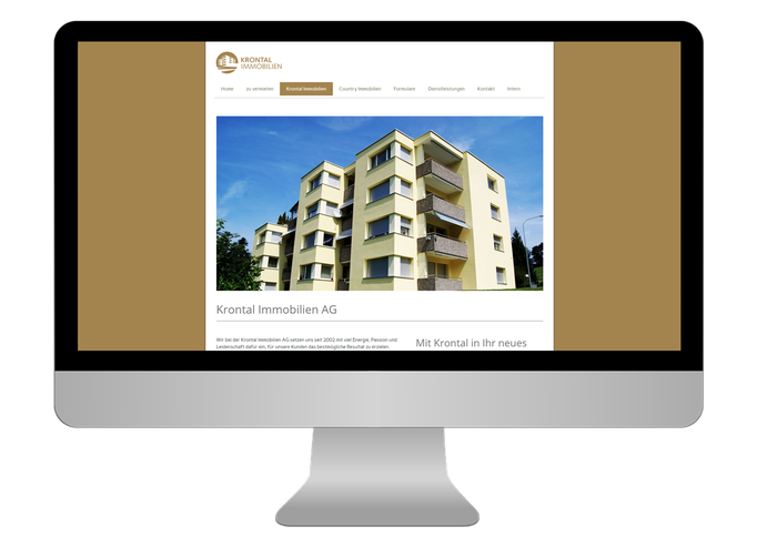 Country Krontal Immobilien Hasle Rüegsau - Sonma | Scheidegger Online Marketing - Ihr KMU-Partner für Webdesign und Social Media