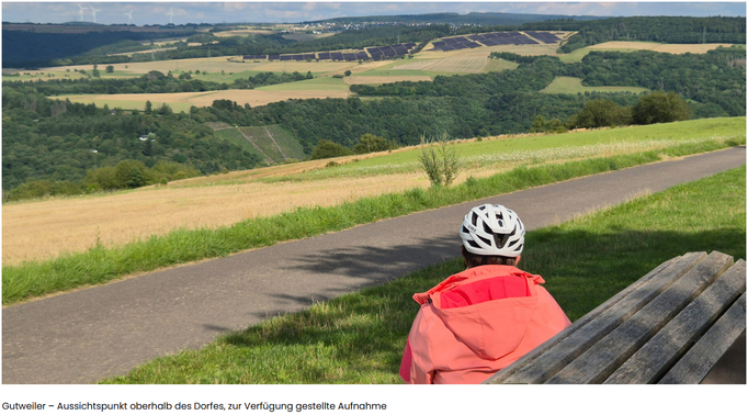 Gutweiler – Aussichtspunkt oberhalb des Dorfes
