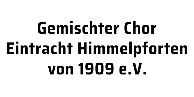 Gemischter Chor Eintracht Himmelpforten von 1909 e.V.