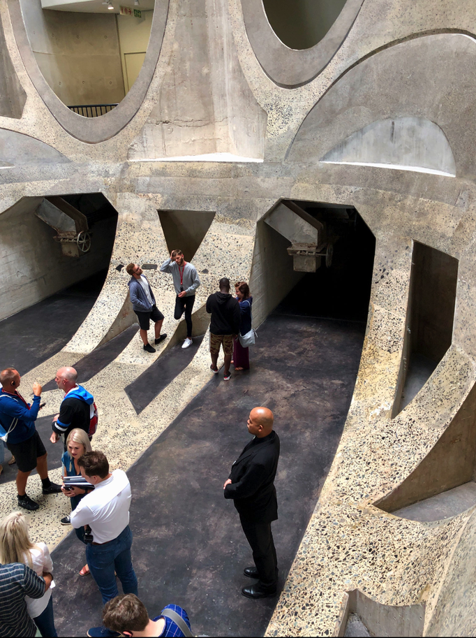 2019 | Kapstadt | Waterfront, Silo-Komplex, «Zeitz Mocaa» Museum of Contemporary African Art: Blick ins «Untergeschoss».