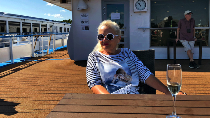 2018 | Uglitsch | Weiterfahrt nach Moskau | MS Excellence Katharina, Sonnendeck.