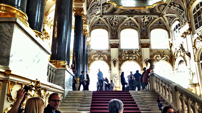 2018 | St. Petersburg | Eremitage | Aufgang zur «Jordanstreppe».