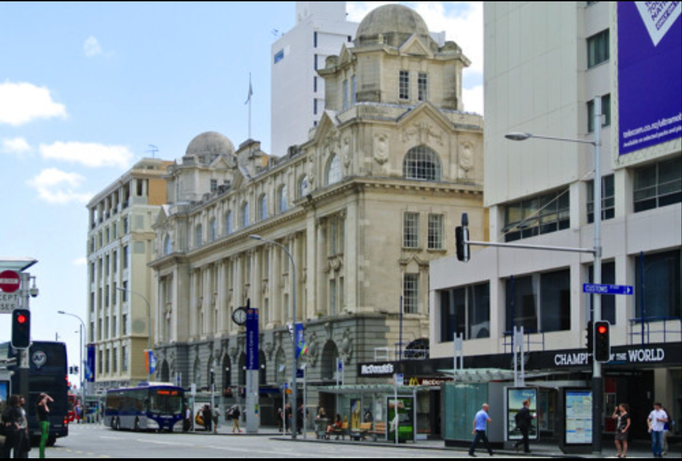 2014 | NZ Nordinsel | Auckland, «Queen Street»: «Britomart Transport Centre», Empfangsgebäude.