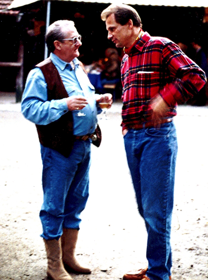 1996 | Rottenschwil, «Wikinger Ranch»: Schindler«Züri-Fäscht», Mitarbeiter-Anlass. Mit Richard Jakob.