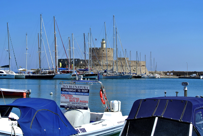 Rhodos '13 | Rhodos-Stadt: Festung «Agios Nikolaos Pyrgos».