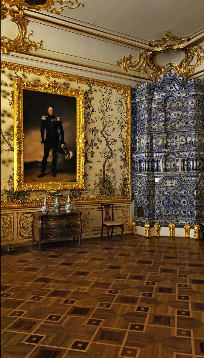 «Pushkin» '18 | Katharinenpalast: Schon wieder so ein herrlich gearbeiteter Holzboden.