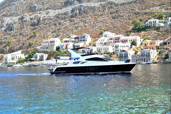 Rhodos '13 | Symi: Blick über die Bucht.