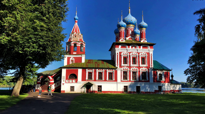 2018 | Uglitsch | Demetrios-Kirche oder auch Blutskirche | Aus dem Jahre 1692 | Hier kamen Dmitri - Sohn  Ivan des Schrecklichen und seine Frau Maria - 1591 unter äusserst ungeklärten Umständen ums Leben.