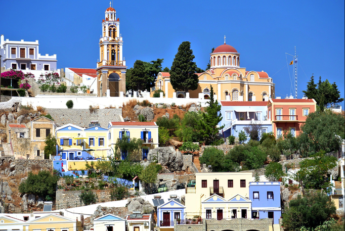 Rhodos '13 | Symi: Blick über die Bucht.