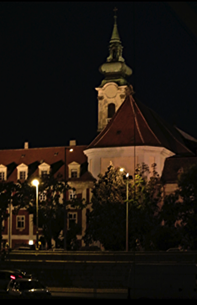 2013 | Fahrradtour Passau-Budapest-Passau, Budapest: Abendlicher Blick vom «myStory»-Sonnendeck.