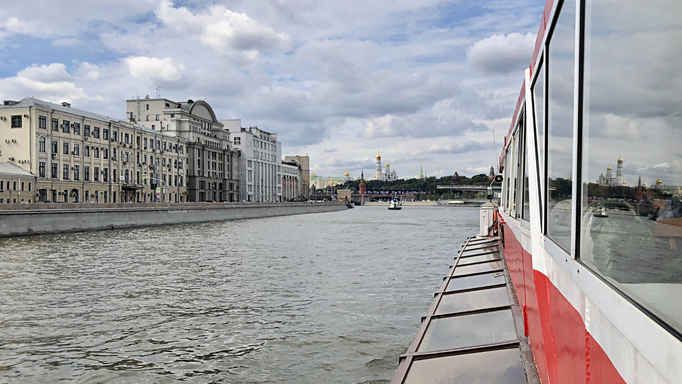 2018 | Moskau, Flussrundfahrt | Moskwa-Stimmungsbild.