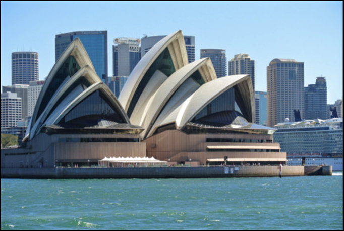Australien '14 | Sydney, New South Wales: «Sydney Opera House» - Wahrzeichen der Stadt. Entwurf des dänischen Architeikten und Pritzker-Architektur-Preisträgers Jorn Utzon.