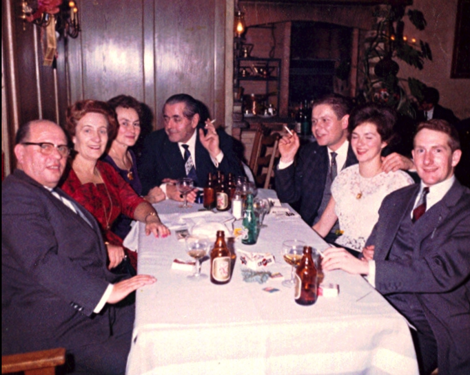 1966 | Zürich, Restaurant «Schiff»: Familienfeier mit Kistler's.