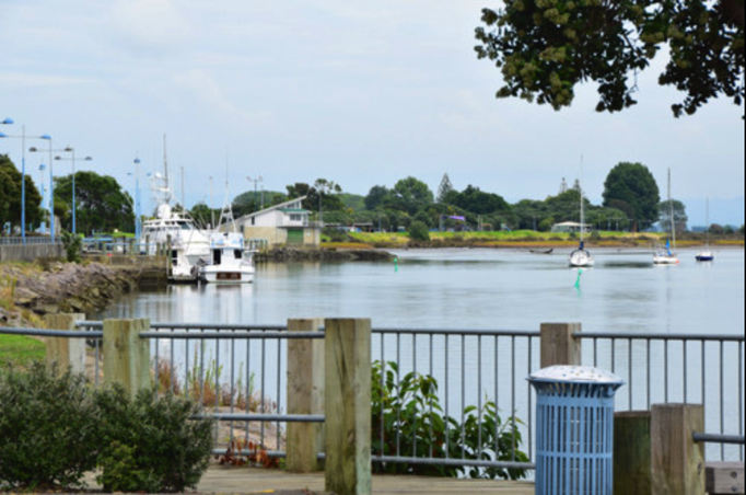 2015 | Neuseeland | «Whakatane», Bay of Plenty: Kleinhafenidylle am «Whakatane River».