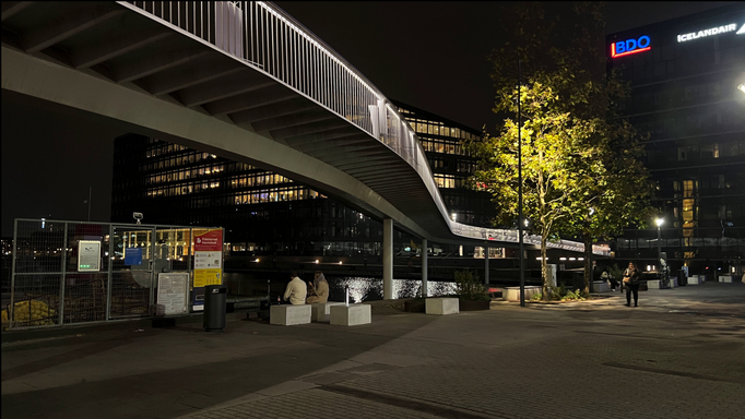 Kopenhagen '21 | Hotel «Copenhagen Island». Die Fahrradstrasse ist auch «von unten betrachtet» absolut sehenswert..