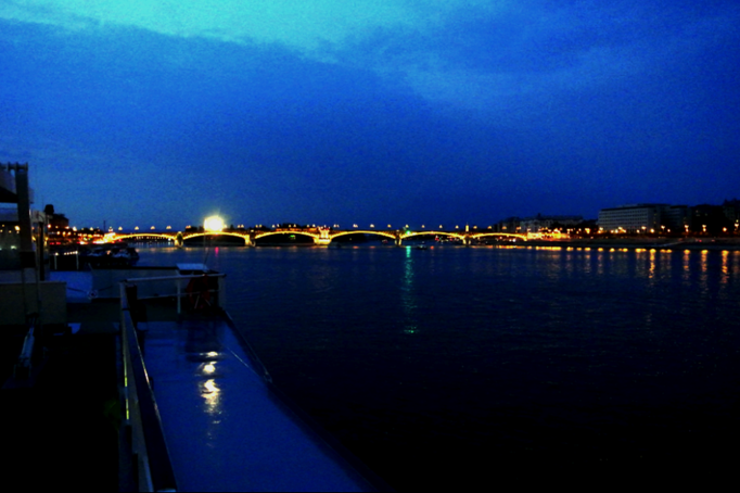 2013 | Fahrradtour Passau-Budapest-Passau, Budapest: «Margaretenbrücke».