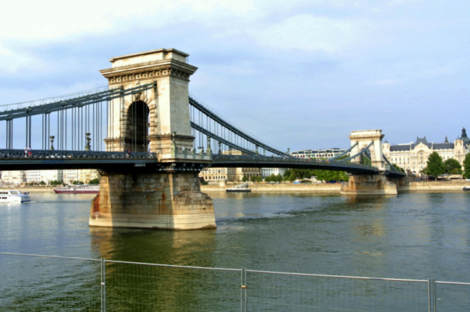 2013 | Fahrradtour Passau-Budapest-Passau, Budapest: «Széchenyi-/Kettenbrücke».