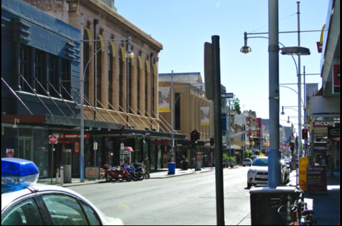 Australien '14 | Adelaide, South Australia: Hinderley Street. Stimmungsbild.