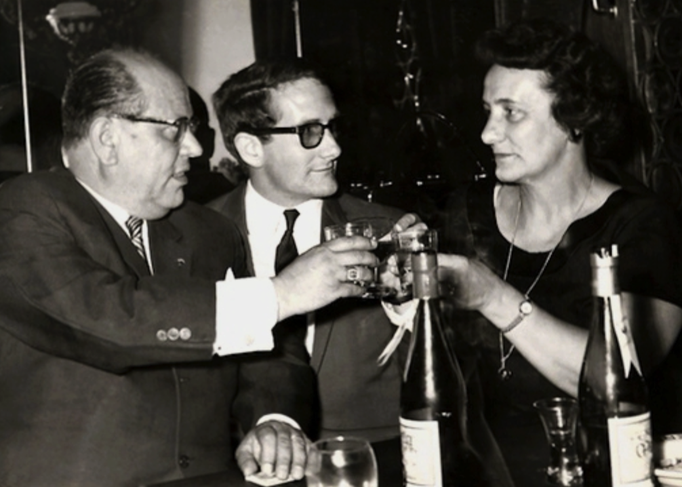 1964 | , Restaurant «Chez Gregor»: Heinz' Weltreise-«Abschieds-Party».
